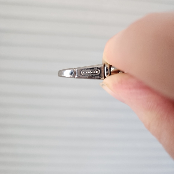 Vintage Y2K Coach Demi Purse Handbag Black Gray Signature Canvas Bag 6094 - Picture 4 of 10